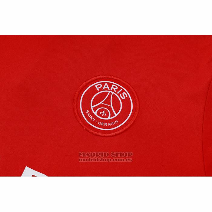 Chandal del Paris Saint-Germain Jordan Manga Corta 2024-2025 Rojo - Pantalon Corto